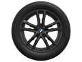 Cerchi BMW 19 M Sport originali, neri, con design a 5 razze sdoppiate e logo M.