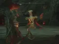 Kratos w jaskini z płonącym mieczem, artefaktem z God of War Ragnarok Tygiel.