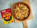 Aromatyczne krewetki z airfryer, przygotowane z przyprawą Prymat. Idealne na szybki obiad.