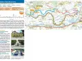 Mapa Wiślanej Trasy Rowerowej z Czernichowem, Jezioranami i Skawiną. Trasa liczy 24,7 km.