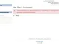 Interfejs bankowości internetowej mBank z menu po lewej i komunikatem o braku dostępu do zakupu obligacji.