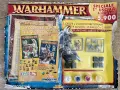 Kit di Warhammer con miniature, dadi, colori e pennello. Offerta speciale per iniziare subito a giocare con Games Workshop.