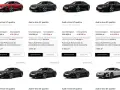 Audi e-tron GT quattro w kolorach: czerwonym, czarnym i białym. Oferty leasingowe dla firm.