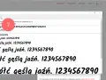 Okno dialogowe Google Fonts z podglądem czcionki Kalam Bold i przyciskiem "Zainstaluj".