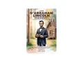 Livre pour enfants sur l'origine d'Abraham Lincoln, le montrant jeune devant une cabane en bois.
