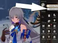 Interfaz de Honkai Star Rail con opción "Redemption Code" para canjear códigos.