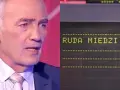 Prowadzący Familiady pyta, co można podłączyć do komputera. Na ekranie widać hasło "RUDA MIEDZI".