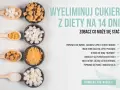 Łyżki z cukrem i miseczki z różnymi rodzajami cukru. Dowiedz się, jak odstawić cukier i jakie korzyści przyniesie Ci dieta bez cukru.