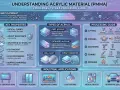 Acrylic, made of polymethyl methacrylate, offers optical clarity, impact resistance, and is lightweight. This guide details its properties, types, and processing.