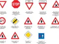 I cartelli di prescrizione sono: dare precedenza, stop, preavviso di dare precedenza, intersezione con precedenza a destra, fine del diritto di precedenza, confluenze e diritto di precedenza nei sensi unici alternati.