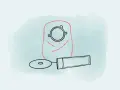 Stoma-Beutel, Hautschutzring und Paste – Hilfsmittel für ein unbeschwertes Leben mit Stoma.