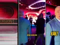Na planie Familiady od kiedy, czerwoni czekają na swoją kolej. W tle widać studio i uczestników.