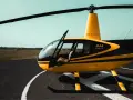 Żółto-czarny helikopter Robinson R44 Raven II na płycie lotniska. Marzysz, jak zostać pilotem helikoptera?