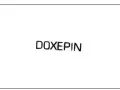 Napis "DOXEPIN" na białym tle.