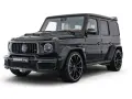 Czarny Brabus G klasa GV12 z karbonowymi elementami i masywnymi felgami. Potężny SUV gotowy na każde wyzwanie.