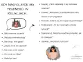 Ilustracja przedstawia nastolatkę w dymku, otoczoną przez sylwetki innych osób, oraz dziewczynę wychylającą się z otworu.