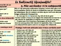 A table with French grammar rules for "Le Subjonctif" in Swedish.