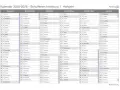 Kalender 2025-2026 mit Monatsübersichten und Namen.