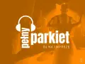 DJ na imprezę, który zapewni hity do tańca na parkiecie. Para tańczy w tle.