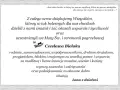 Wyrazy wdzięczności za wsparcie w trudnych chwilach, modlitwę i obecność na pogrzebie Czesława Bielaka. Przyjmij moje kondolencje.