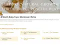 Uroczy miś obok nagłówka "0-6 Month Baby Toys: Montessori Picks". Artykuł o zabawki tiny love i rozwoju dziecka.