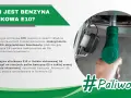 Tankowanie benzyny bezołowiowej E10, która zawiera do 10% bioetanolu. #PaliwoE10.