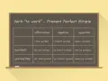 Tabela z czasownikiem "to work" w Present Perfect Simple. Pokazuje pytania, np. "Have I worked?".