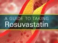 Przewodnik po przyjmowaniu Rosuvastatyny. Widok przekroju naczynia krwionośnego z cholesterolem i czerwonymi krwinkami.