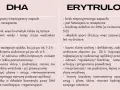 Erytruloza: brak zapachu, stabilna, wolniej barwi skórę, naturalny odcień. DHA: zapach, niestabilna, szybko barwi, może podrażniać.