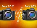 Comparaison des appareils photo Sony A7 IV et Sony A7 V. La date de sortie du Sony A7 V est attendue avec impatience par les photographes.