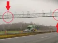 System odcinkowy pomiar prędkości a2. Kamery monitorują ruch na autostradzie.