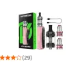Kit Vaporesso GTX One Pro rosa, con atomizador, resistencias y cable USB.