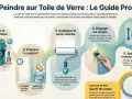 Guide pour peindre sur toile de verre : choisir la peinture, préparer le support, appliquer la sous-couche, dégager les angles et finir au rouleau. Idéal pour des toiles pour peindre une finition impeccable.