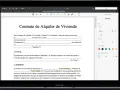 Plantilla contrato de alquiler entre particulares para vivienda. Documento legal con campos para fechas, direcciones y partes involucradas.