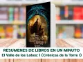 Resumen de "El Valle de los Lobos: 1 (Crónicas de la Torre I)". Portada de libro con un mago barbudo y un resumen de libro.