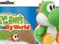 Yoshi de lana, protagonista de Yoshi's Woolly World, posa junto a un Shy Guy. ¡Un amiibo de lana listo para la aventura!