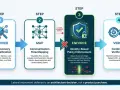 Four steps to prevent lateral movement: Discover assets, Map communication, Enforce identity-based policies, and Verify continuously.