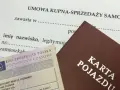 Umowa kupna-sprzedaży samochodu, dowód rejestracyjny i pozwolenie czasowe. Czy numer silnika jest potrzebny do umowy?