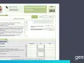 Formulario Modelo 303 para la autoliquidación del IVA. Incluye campos para datos de identificación, devengo y liquidación, con secciones para el IVA devengado y recargo de equivalencia. Las iva trimestral fechas se refieren al periodo de devengo.