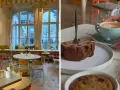 Gemütliches cafe zum arbeiten in Berlin mit Kaffee, Kuchen und Keksen.
