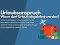 Urlaub nicht genehmigt wegen Personalmangel? Bild erklärt, wann Arbeitgeber Urlaubsanträge ablehnen dürfen und wann nicht. Reiseutensilien wie Koffer und Rucksack sind zu sehen.