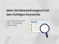 Mehr Sichtbarkeit beginnt mit den richtigen Keywords. Entdecke, wie du mit seo chat gpt Keywords findest, wie ein Profi.