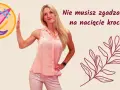 Kobieta w różowej bluzce i spodniach, z symbolem na kółku, mówi: "Nie musisz zgadzać się na nacięcie krocza!".