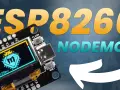 ESP8266 NodeMCU z małym ekranem, idealny do projektów IoT. Można na nim wyświetlać dane, np. pomiary z czujników.