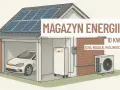 Jak dobrać instalację fotowoltaiczną? Dom z panelami, magazynem energii, autem elektrycznym i pompą ciepła. 10 kW, cena, rodzaje, możliwości.