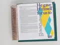 Open Bible with "He gave Himself for us to redeem us" text. Great for bible journaling ideas.