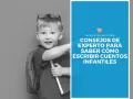 Niño con mochila y gafas, listo para aprender cómo escribir un cuento infantil.
