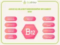 Objawy niedoboru witaminy B12: zaburzenia hormonalne, brak apetytu, biegunki, nieregularne miesiączki, starzejąca się skóra, wysypki, kołatanie serca, osłabione czucie w palcach.