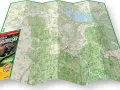 Mapa turystyczna Puszczy Białowieskiej, pokazująca szlaki, jeziora i tereny Parku Narodowego. Idealna, by zaplanować wycieczkę i dowiedzieć się, gdzie jest Puszcza Białowieska.