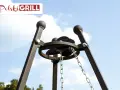 Żeliwny trójnóg: grill nad ogniskiem, który odmieni Twój ogród!